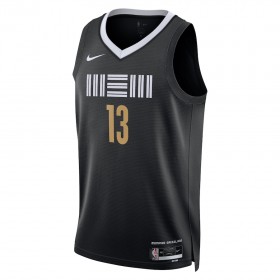 Maillot Basket Homme Memphis Grizzlies Jaren Jackson Jr. 2023-24 Nike City Edition Noir Swingman